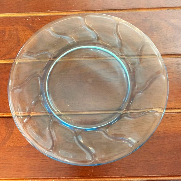 Vintage Fostoria Jamestown Blue Luncheon Plate - Picture 2 of 2